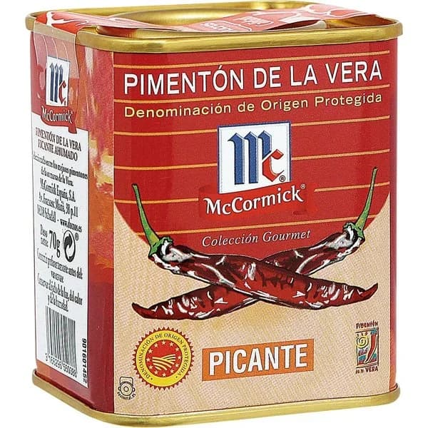 Pimentón picante D.O.P. de la Vera McCORMICK, lata 70 g - 0.07 kg - Imagen del producto en Findit