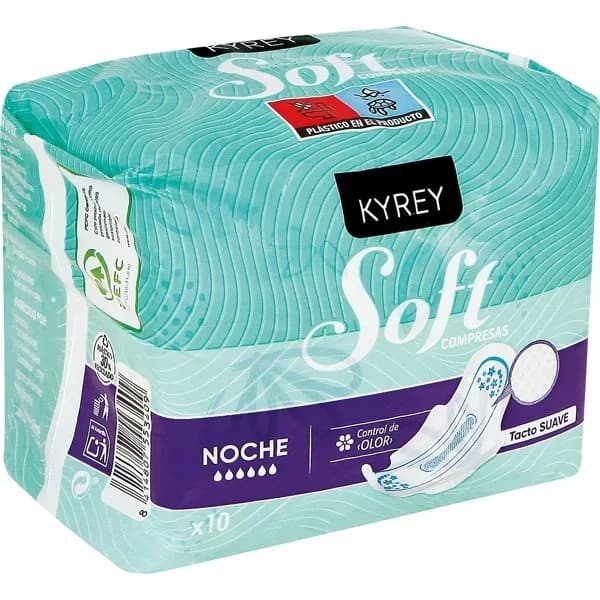 Compresa Noche Alas Soft - 9.55 ud - Imagen del producto en Findit