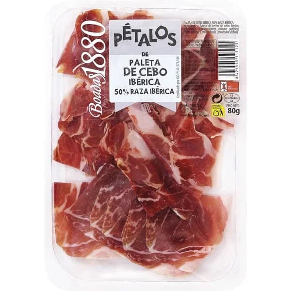 Pétalos de Paleta de Cebo Ibérica - 0.07 kg - Imagen del producto en Findit