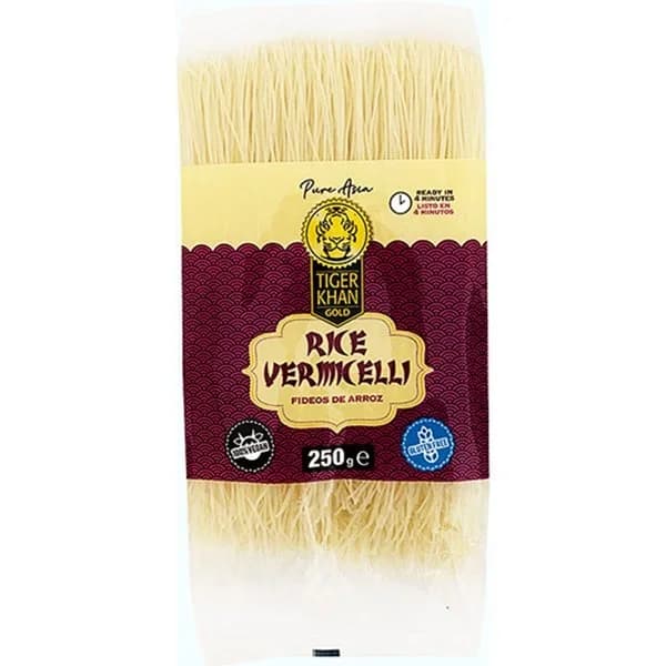 Fideos de arroz vermicelli Tiger Khan bolsa 250 g - 0.25 kg - Imagen del producto en Findit