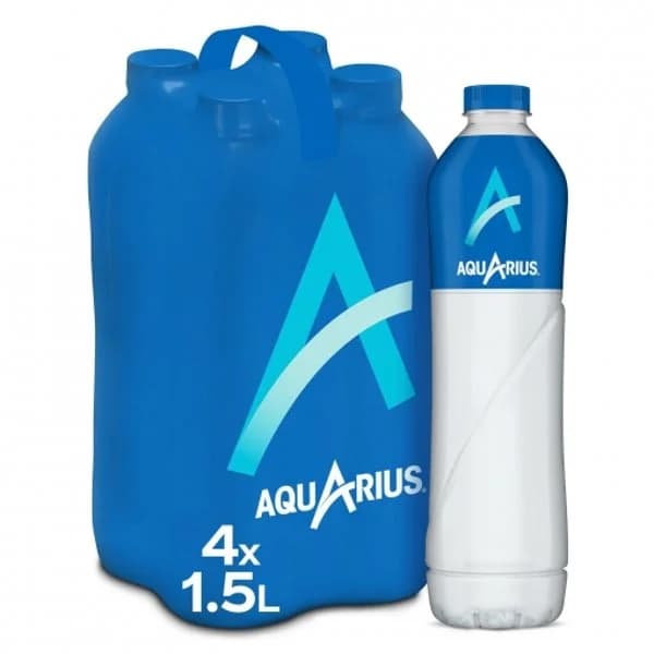 Bebida isotónica de limón AQUARIUS, pack 4x1,5 litros - 6 ud - Imagen del producto en Findit