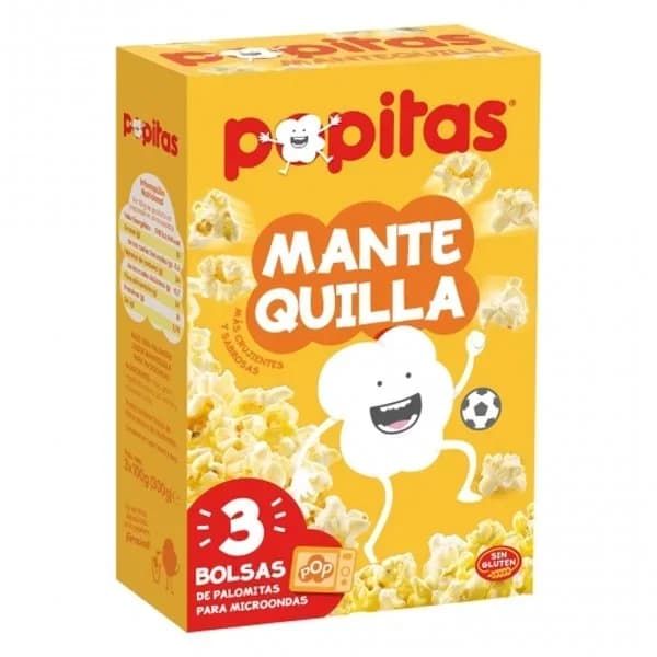 Palomitas de mantequilla 3x100 g - 0.3 kg - Imagen del producto en Findit