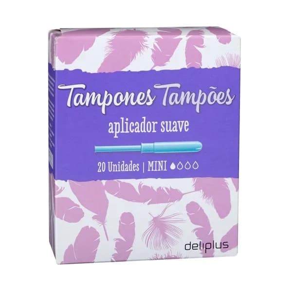 Tampones mini Deliplus con aplicador suave - 19.93 ud - Imagen del producto en Findit