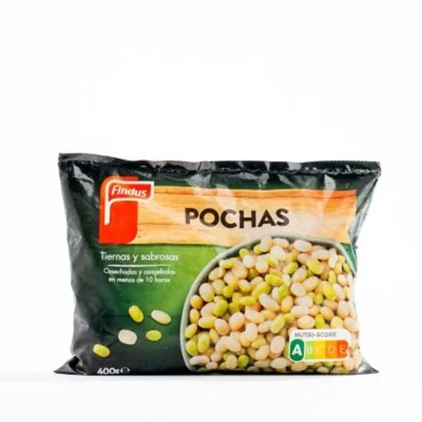 Pochas al natural FINDUS, bolsa 400 g - 0.4 kg - Imagen del producto en Findit