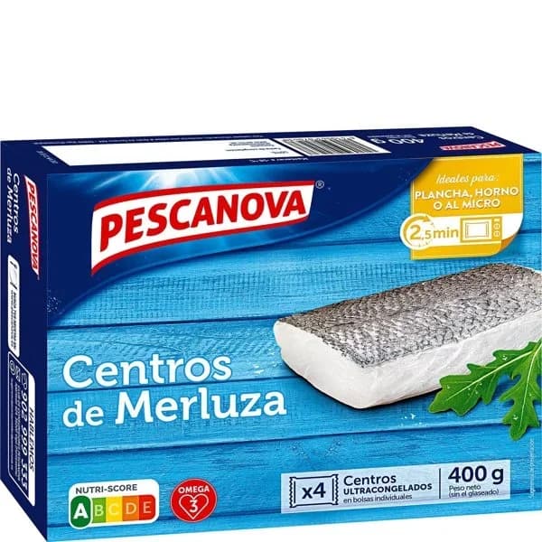 Centros de merluza PESCANOVA, caja 400 g - 0.4 kg - Imagen del producto en Findit