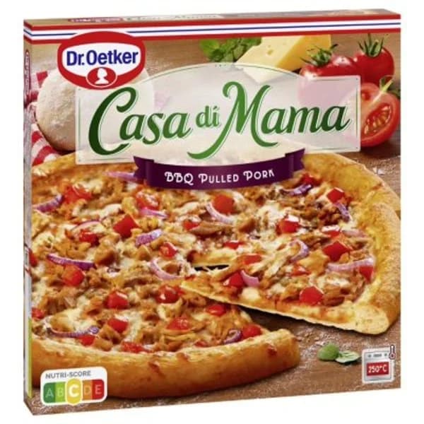 Pizza barbacoa pulled pork Casa di Mama DR.OETKER, caja 405 g - 0.41 kg - Imagen del producto en Findit