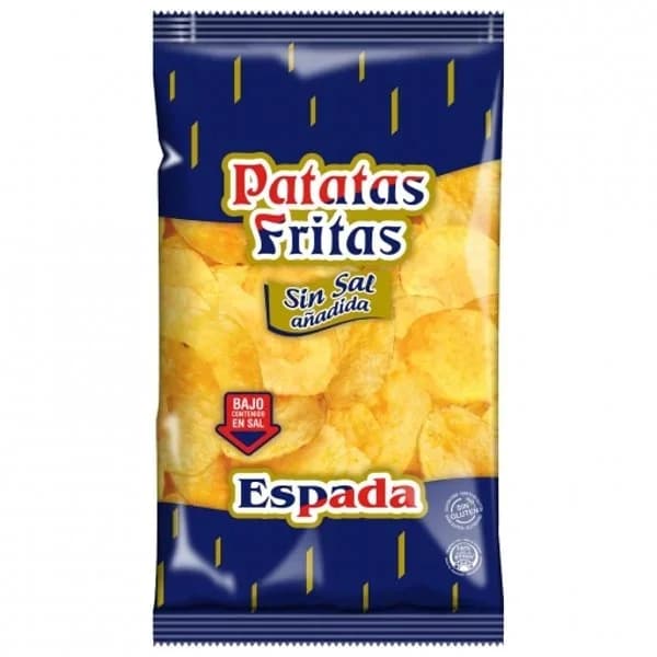 Patatas fritas sin sal añadida Espada sin gluten 150 g. - 1 ud - Imagen del producto en Findit