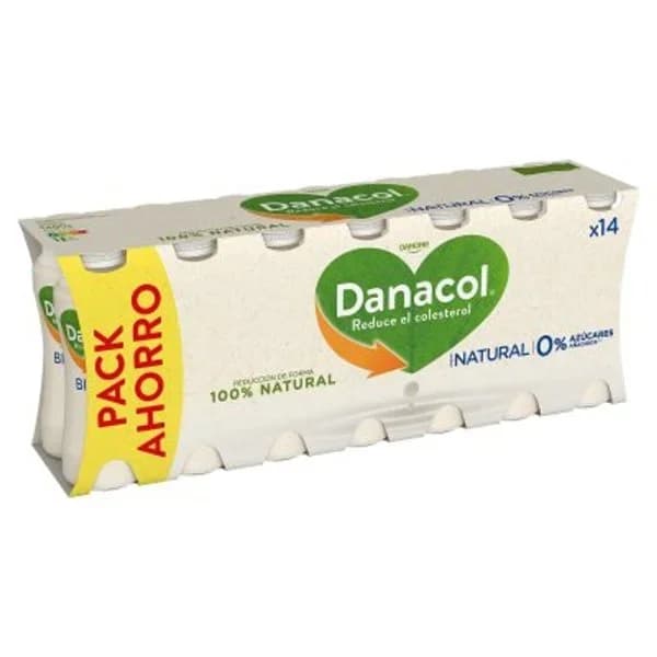 Danacol para beber natural DANONE, pack 14x110 ml - 1.54 l - Imagen del producto en Findit
