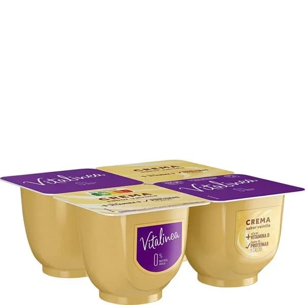 Crema de vainilla 4x120 g - 1 ud - Imagen del producto en Findit