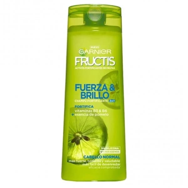 Champú fuerza brillo normal FRUCTIS, bote 380 ml - 0.38 l - Imagen del producto en Findit