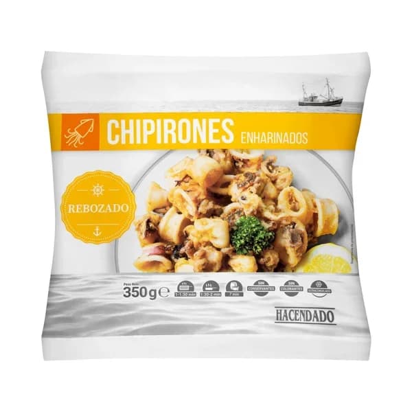 Chipirones enharinados Hacendado ultracongelado - 0.35 kg - Imagen del producto en Findit