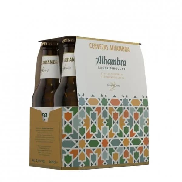 Cerveza Rubia Especial Botellín 6 x 250ML - 1.5 l - Imagen del producto en Findit