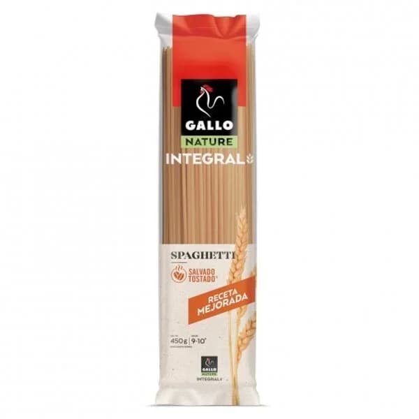Pasta Spaghetti Integral 450G - 0.45 kg - Imagen del producto en Findit