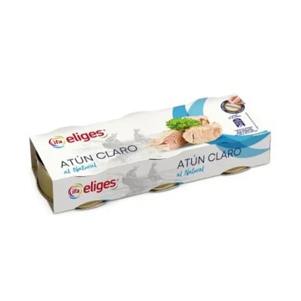 Atún claro natural 3x80 g - 0.17 kg - Imagen del producto en Findit