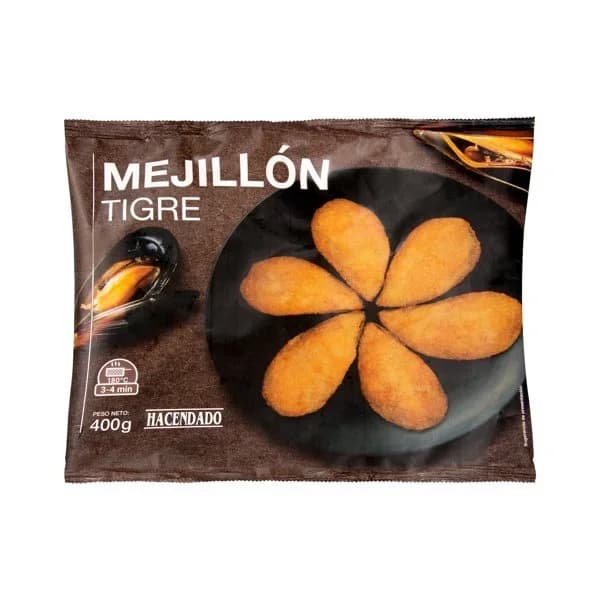 Mejillón tigre Hacendado ultracongelado - 0.4 kg - Imagen del producto en Findit