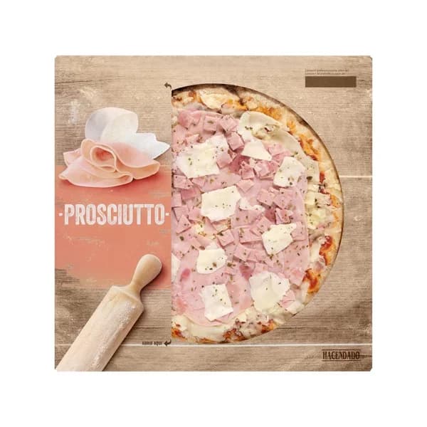 Pizza Prosciutto Hacendado jamón y queso - 0.4 kg - Imagen del producto en Findit