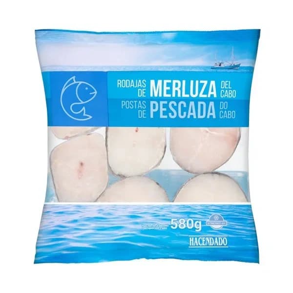 Rodajas de merluza Hacendado ultracongeladas - 1 ud - Imagen del producto en Findit