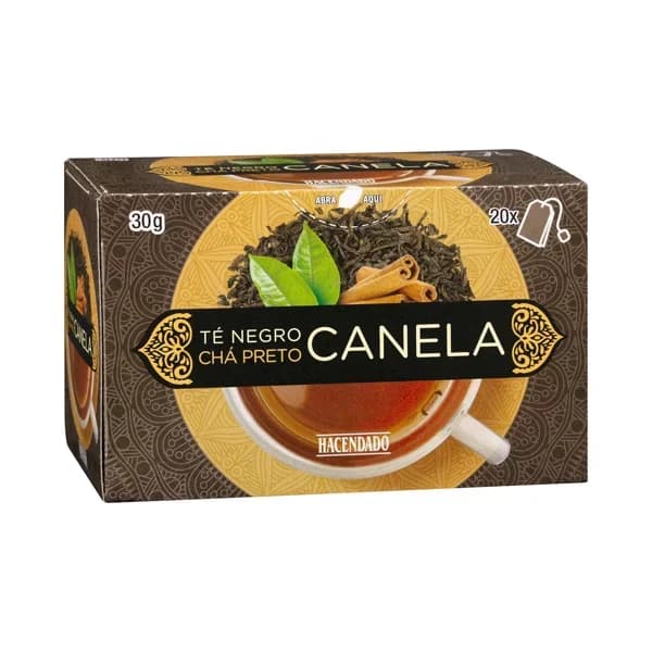 Té negro con canela Hacendado - 0.03 kg - Imagen del producto en Findit
