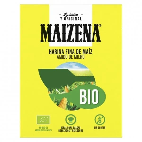 Harina de maíz bio MAIZENA, caja 200 g - 0.2 kg - Imagen del producto en Findit