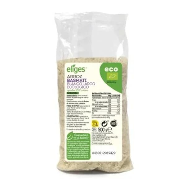 Arroz basmati eco 500 g - 0.46 ud - Imagen del producto en Findit