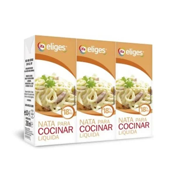 Nata liquida para cocinar 3x200 ml - 0.6 l - Imagen del producto en Findit
