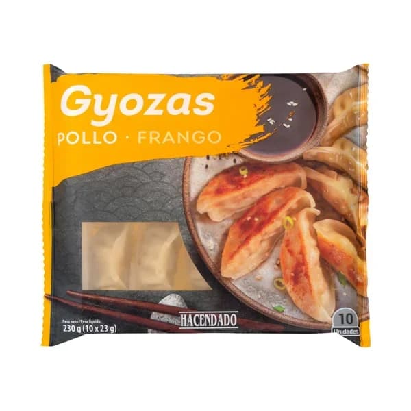 Gyozas de pollo y verduras Hacendado congeladas - 0.23 kg - Imagen del producto en Findit
