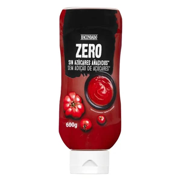 Salsa de tomate Zero sin azúcares añadidos Hacendado - 0.6 kg - Imagen del producto en Findit