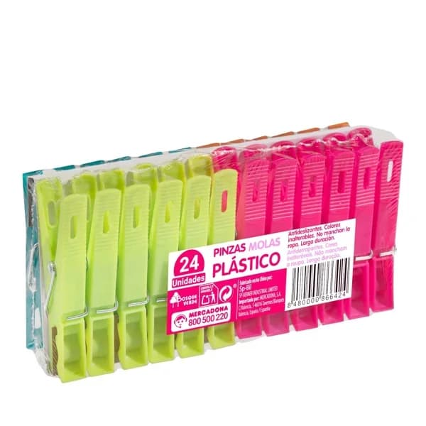 Pinzas de plástico Bosque Verde - 23.79 ud - Imagen del producto en Findit