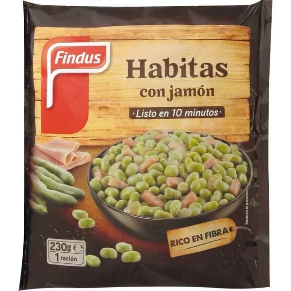 Habitas con jamón 230 g - 1 ud - Imagen del producto en Findit