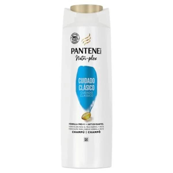 Champú cuidado clásico fórmula Pro-V con antioxidantes para cabello normal y mixto Nutri-Plex Pantene 675 ml. - 1 ud - Imagen del producto en Findit