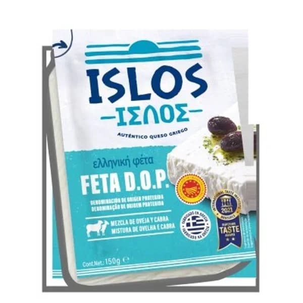 Queso feta D.O.P. ISLOS, tarrina 150 g - 0.15 kg - Imagen del producto en Findit