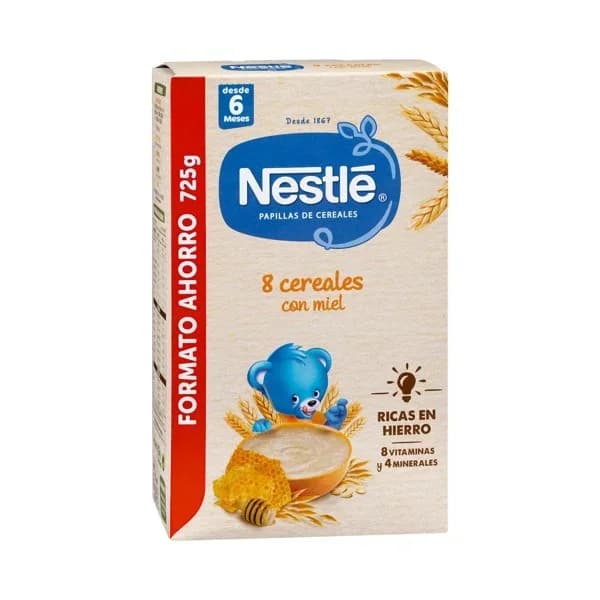 Papilla 8 cereales con miel Nestlé +6 meses - 0.72 kg - Imagen del producto en Findit