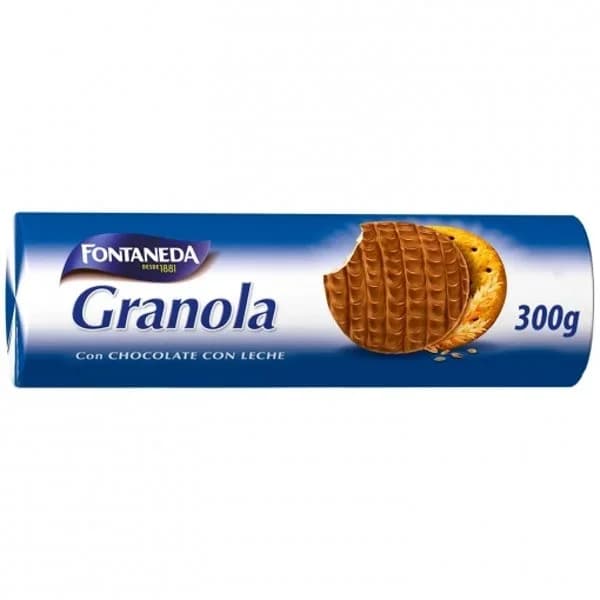 Galletas con chocolate con leche Granola Fontaneda 300 g. - 1 ud - Imagen del producto en Findit