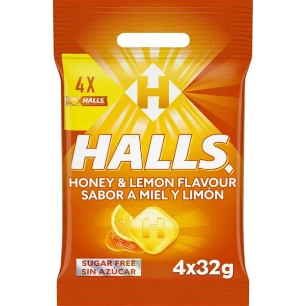 Caramelo de limón con miel HALLS, paquete 32 g - 0.03 kg - Imagen del producto en Findit