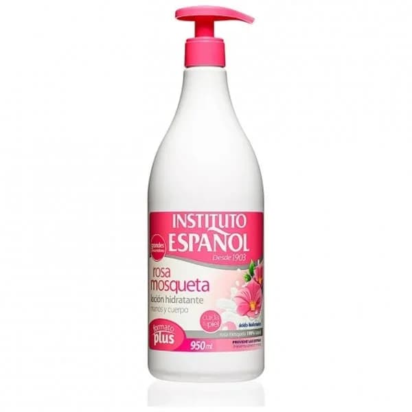 Loción corporal rosa mosqueta INST. ESPAÑOL, dosificador 950 ml - 0.95 l - Imagen del producto en Findit