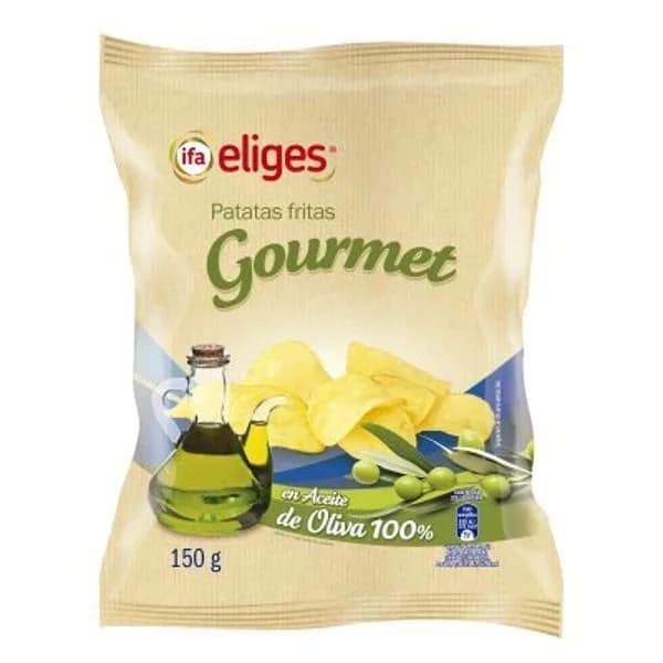 Patatas fritas en aceite de oliva 150 g - 1 ud - Imagen del producto en Findit