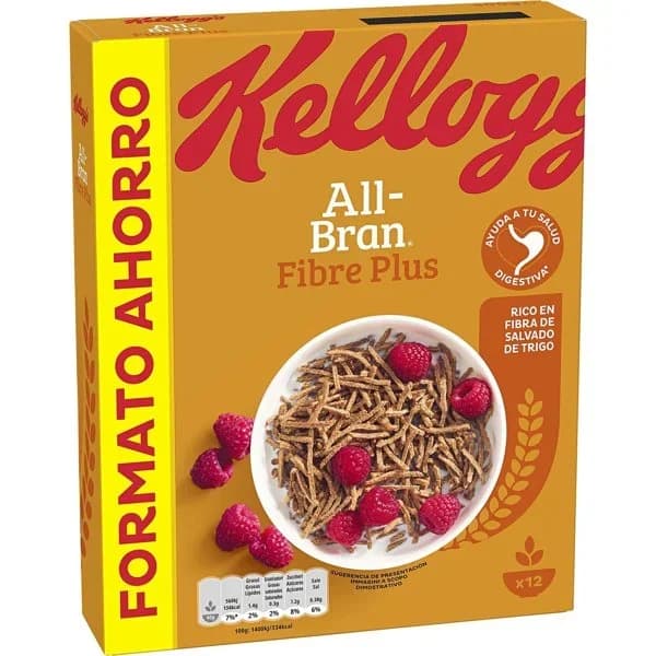 Cereales all-bran fibre plus 500 g - 0.5 kg - Imagen del producto en Findit