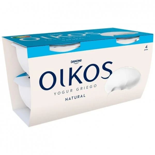 Yogur griego natural OIKOS, pack 4x110 g - 0.44 kg - Imagen del producto en Findit
