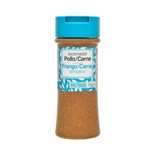 Sazonador pollo y carne Hacendado - 0.08 kg - Imagen del producto en Findit