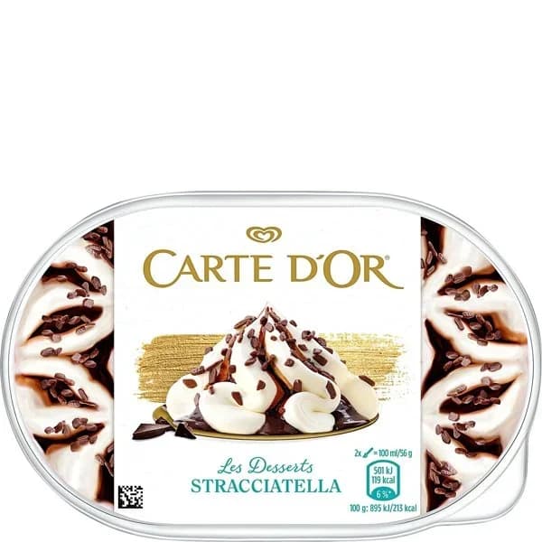 Helado de stracciatella Carte D'or 500 g. - 0.9 l - Imagen del producto en Findit