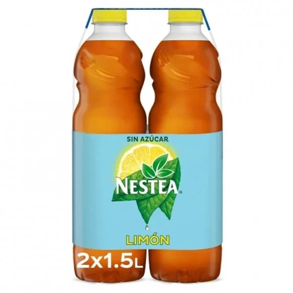 Nestea té negro con limón sin azúcar pack 2 botellas 1,5 l. - 1 ud - Imagen del producto en Findit