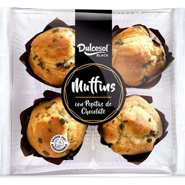 Muffins Con Pepitas de Chocolate - 0.3 kg - Imagen del producto en Findit