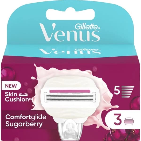Recambios maquinilla comfortglide sugarberry 3 un. - 1 ud - Imagen del producto en Findit