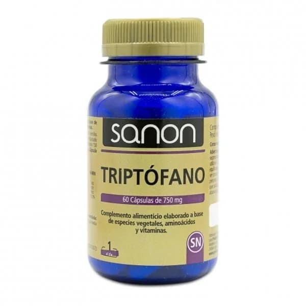 Triptófano en cápsulas Sanon 60 ud. - 0.04 kg - Imagen del producto en Findit