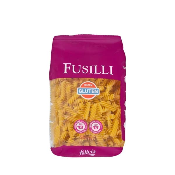 Pasta fusilli sin gluten Felicia - 0.5 kg - Imagen del producto en Findit