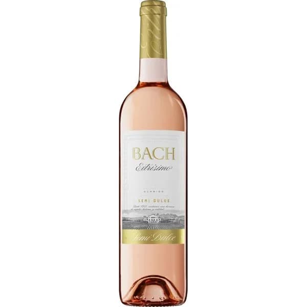 Vino Rosado Semidulce D.O. Catalunya BACH, botella 75 cl - 1 ud - Imagen del producto en Findit