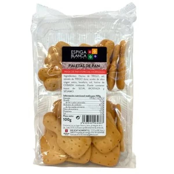 Paletas de pan para canapé 100 g - 1 ud - Imagen del producto en Findit