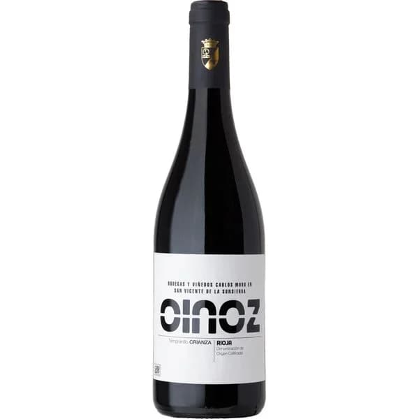 Vino Tinto Crianza D.O.C. Rioja OINOZ, botella 75 cl - 1 ud - Imagen del producto en Findit