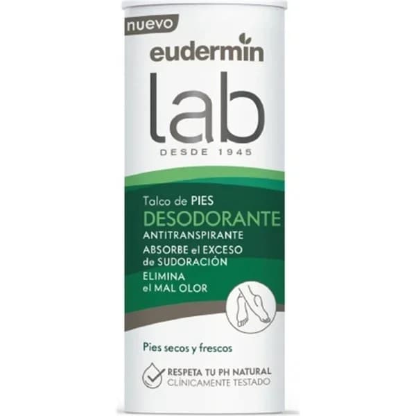 Polvos talco desodorante pies EUDERMIN, caja 150 g - 0.15 l - Imagen del producto en Findit
