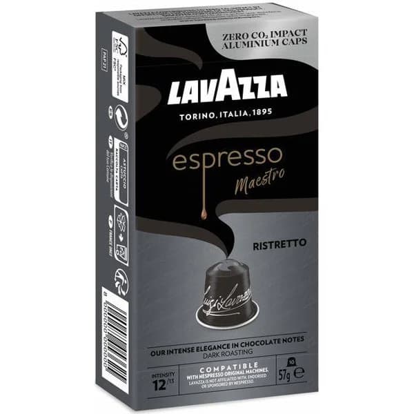 Café cápsulas espresso ristretto Lavazza compatible con Nespresso 10 ud. - 10 ud - Imagen del producto en Findit